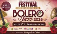 Del 10 al 12 de julio, Festival Internacional del Bolero y Jazz: Gobierno de Veracruz