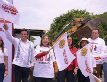 Cumple Rocío Nahle compromiso 81; inicia construcción de la carretera de Cerro Azul a la autopista