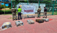 En el recinto portuario de manzanillo, colima, marina asegura presunta carga ilícita