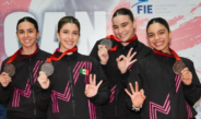 Equipo de sable femenil gana bronce Panamericano y clasifica a Lima 2027