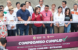 Rocío Nahle le cumple a la Sierra de Soteapan con 24 kilómetros de carretera