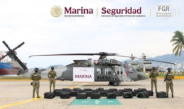 En una operación marítima en el estado de Guerrero, Marina asegura alrededor de 1.3 toneladas de presunta cocaína