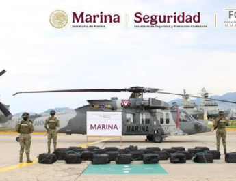 En una operación marítima en el estado de Guerrero, Marina asegura alrededor de 1.3 toneladas de presunta cocaína