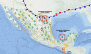Se refuerzan acciones preventivas por el ingreso de una zona de baja presión en Tamaulipas