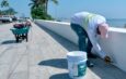 Ayuntamiento de Veracruz brinda respaldo permanente a trabajador de Limpia Pública tras accidente laboral