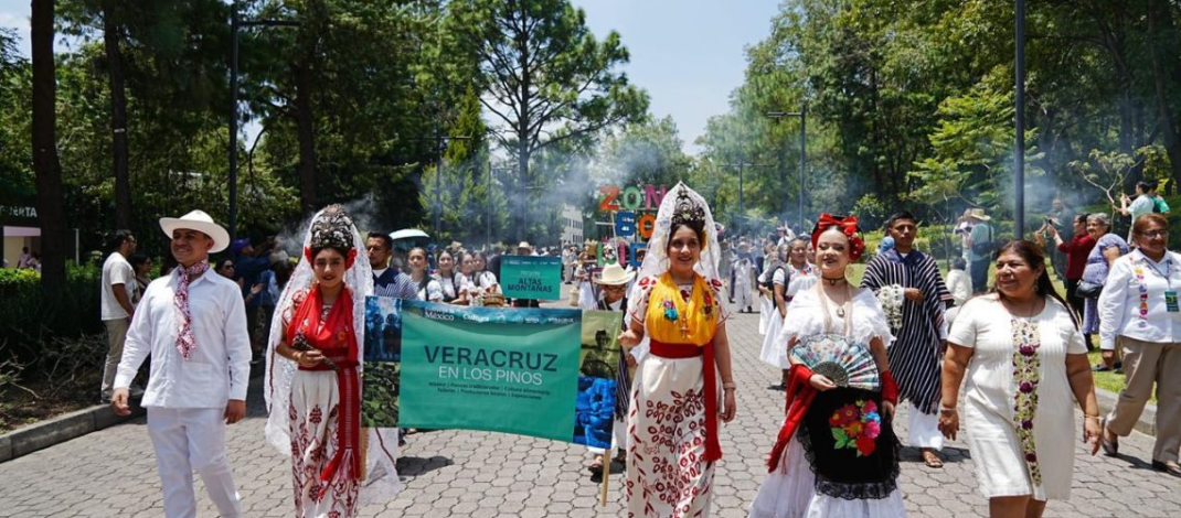 Inicia Veracruz en Los Pinos con un despliegue de cultura, tradición y gastronomía