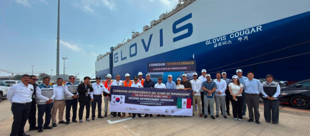 Segundo cruce de Hyundai Glovis afianza a Veracruz y al CIIT como alternativa logística