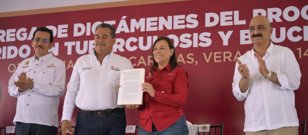 Con barrido sanitario, certificada la competitividad de la ganadería veracruzana: Gobernadora