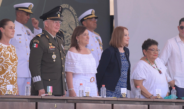 Acompaña Rocío Nahle a la presidenta Claudia Sheinbaum en graduación de cadetes navales