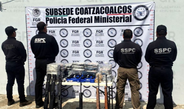 Lleva FGR a proceso a dos personas detenidas con armas y más de 13 mil cartuchos, en las Choapas, veracruz
