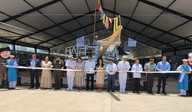 La Secretaría de Marina inaugura la EXPOMAR en el Parque Primavera Oaxaqueña “Cho Ndobá” en el estado de Oaxaca