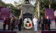 Gobierno de Veracruz realiza Guardias de Honor por el 216 aniversario del inicio de la Independencia de México