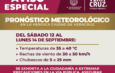 Exhorta Ayuntamiento de Veracruz a extremar precauciones ante condiciones meteorológicas