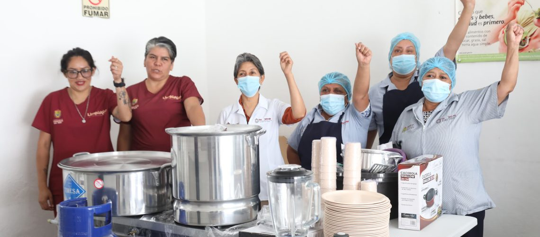 Gobierno de Veracruz cumple petición de trabajadores del Hospital General de Córdoba, entrega de cocina