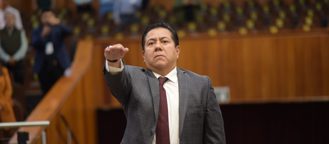 Elige Congreso del Estado a Eric Domínguez titular del Orfis