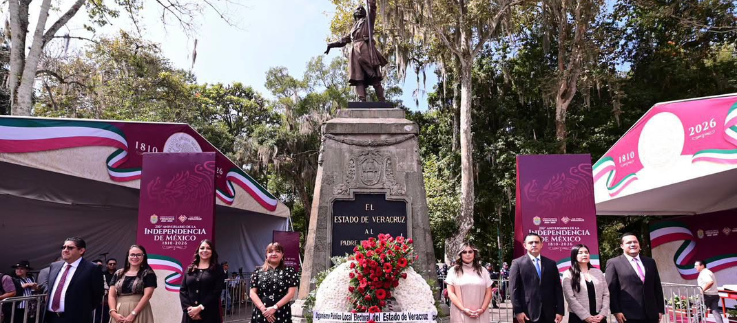 OPLE Veracruz refrenda importancia de mantener vivos los valores y principios que forman parte de la historia de México