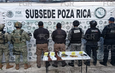 Ejecuta FGR orden de cateo y asegura más de 50 mil litros de hidrocarburo, armas y vehículos en Tihuatlán