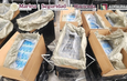 Marina y autoridades aduaneras confiscan cigarros irregulares en el AICM y en la aduana de Lázaro Cárdenas, Michoacán