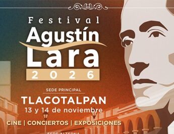 Invita SECVER al Festival Agustín Lara en Tlacotalpan y Boca del Río, los días 13 y 14 de noviembre