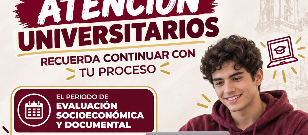 Exhorta Ayuntamiento de Veracruz a completar registro para beca universitaria