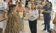 Rocío Nahle supervisa Hospital General de Boca del Río; suma 31 unidades revisadas