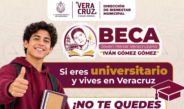 Amplía Ayuntamiento de Veracruz plazo de prerregistro y carga de documentos para beca municipal universitaria