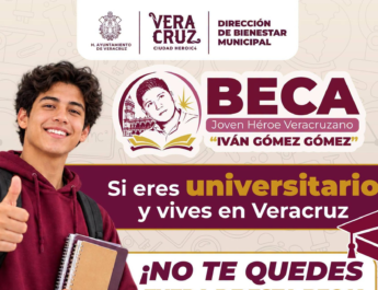Amplía Ayuntamiento de Veracruz plazo de prerregistro y carga de documentos para beca municipal universitaria