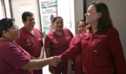 Respeta Rocío Nahle la manifestación pacífica y mantiene atención hospitalaria