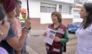 Atiende Rosa María añeja demanda ciudadana con rehabilitación vial en Camino Real