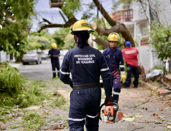 Atiende Ayuntamiento de Veracruz 41 afectaciones por Frente Frío No. 2 y mantiene operativo en toda la ciudad