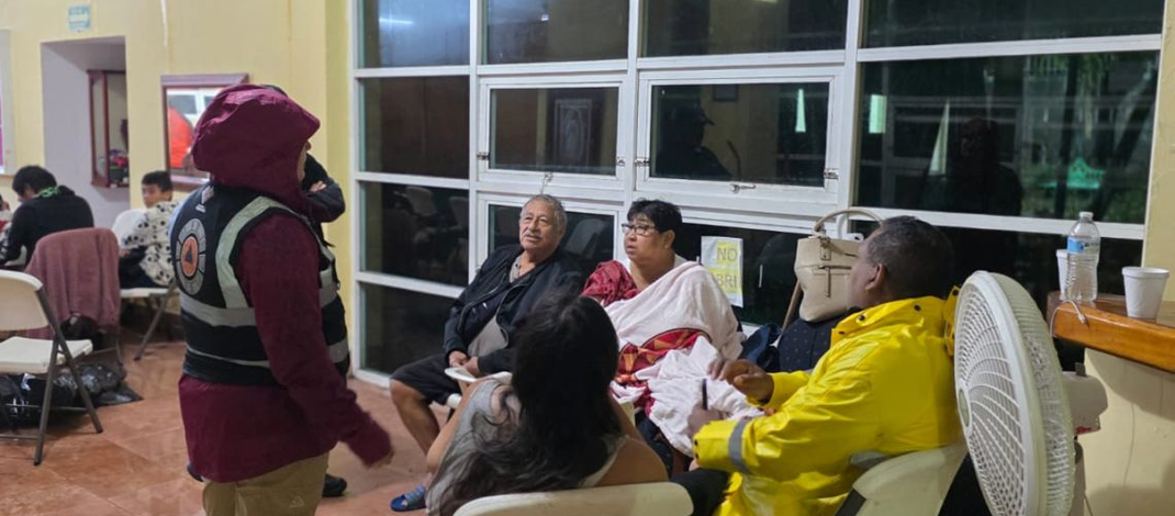 Coordina Gobierno estatal evacuaciones en seis municipios del sur por crecida del río Agua Nanchital