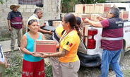 Restablecen caminos y servicios en el norte de Veracruz; avanza Fase de Recuperación