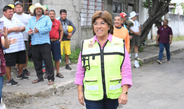 Supervisa Rosa María limpieza de la Laguna de Lagartos, que permitirá mejorar el flujo del agua de lluvia