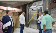 Supervisa presidente de la Jucopo trabajos de mantenimiento al inmueble del Congreso