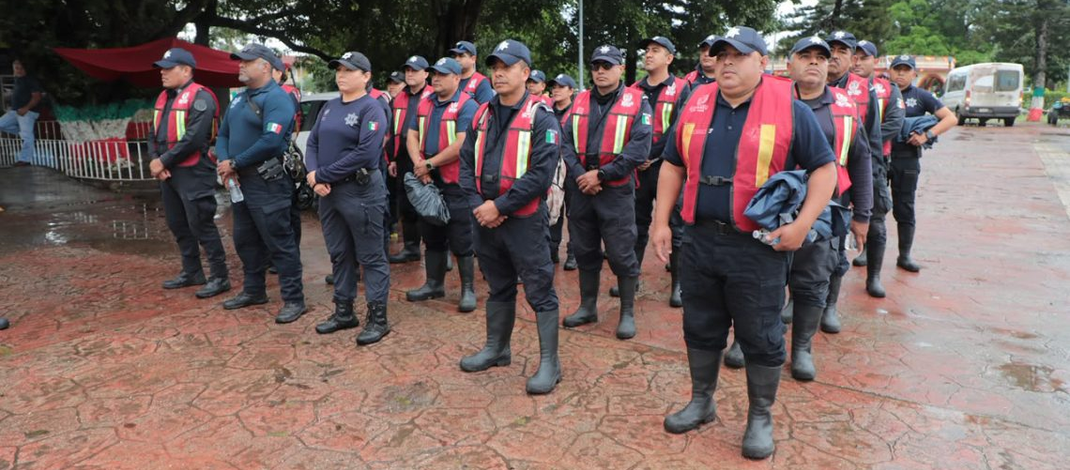 Tras evacuación preventiva, familias reciben resguardo y asistencia en Hueyapan: SPC