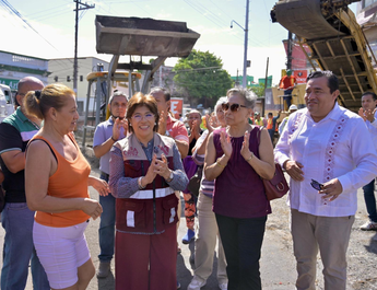 Inicia Rosa María rehabilitación integral de la emblemática avenida Miguel Hidalgo, corazón comercial de Veracruz