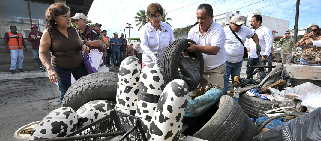 Refuerza Ayuntamiento de Veracruz orden y limpieza en colonias con programa de descacharrización