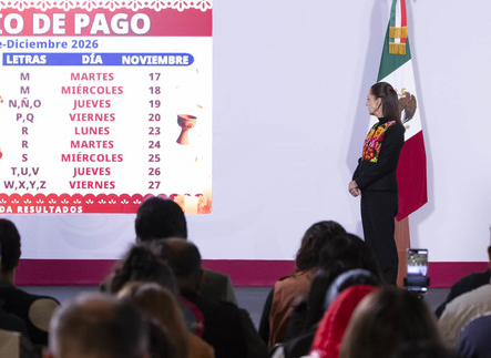 Del 3 al 27 de noviembre se realizará el depósito del bimestre noviembre-diciembre de los Programas para el Bienestar
