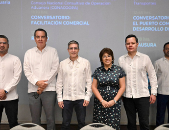 Propone Rosa María Red de Ciudades Portuarias del estado de Veracruz para fortalecer la economía