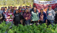 Reforesta Sedema 3.5 hectáreas en el ejido Las Vigas con 3 mil 500 árboles